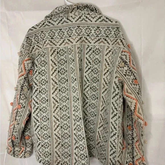 Womens size large Anthropologie verb kellianne tassel jacket - Picture 3 of 6